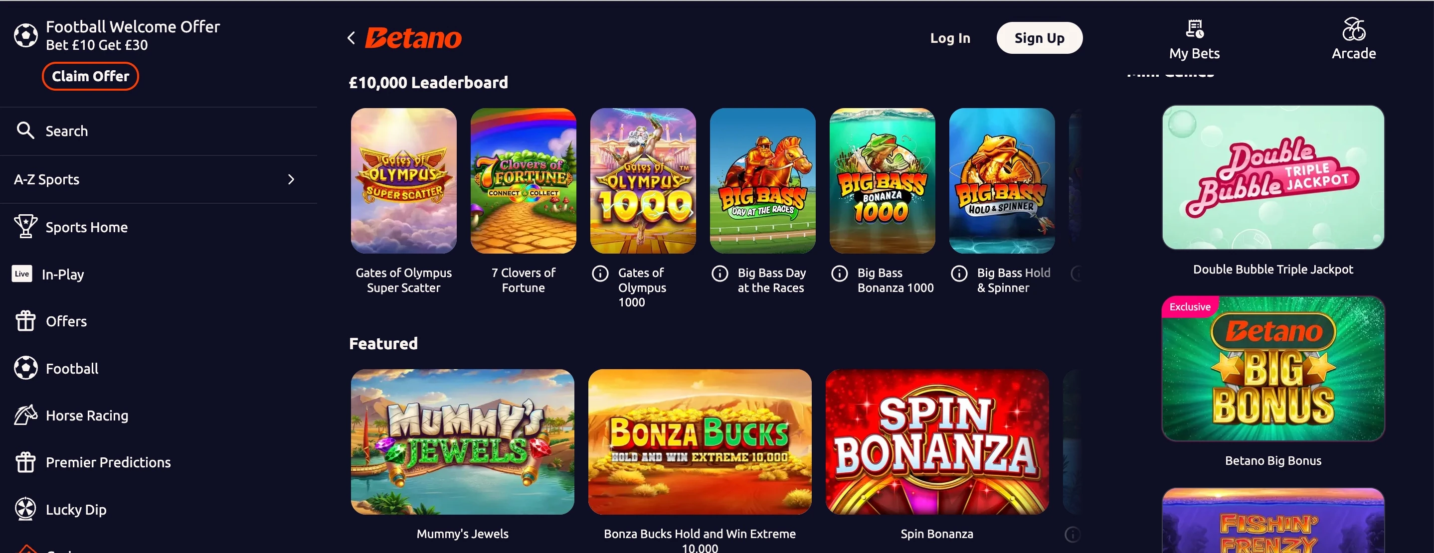betano slots