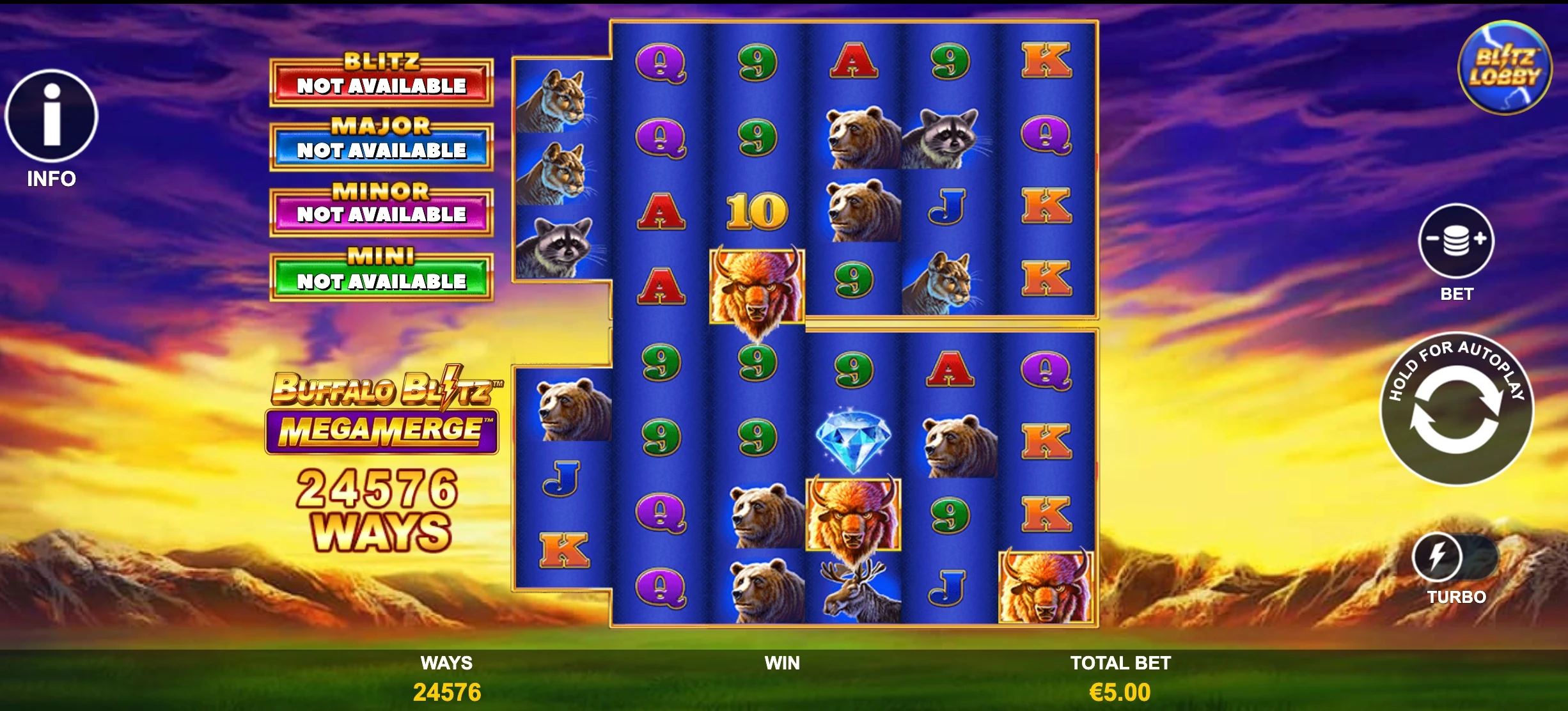 buffalo blitz mega merge slot