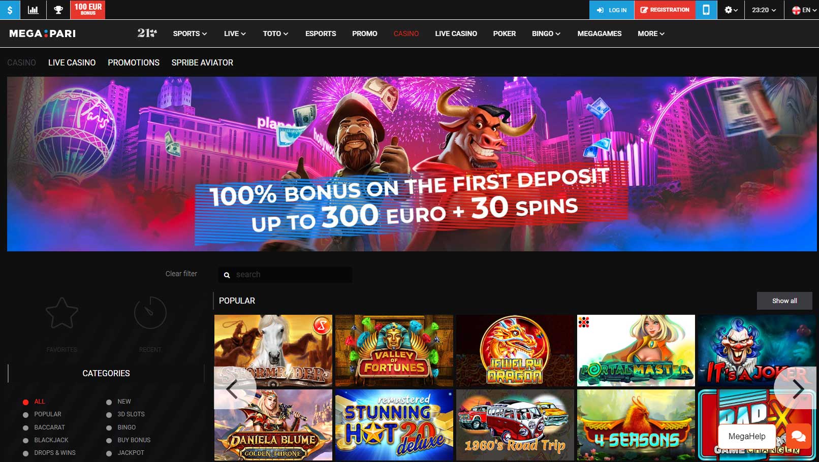 megapari casino